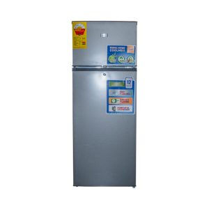 Nasco 217Ltrs Double Door Top Mount Refrigerator NASF2-28SK-SILVER